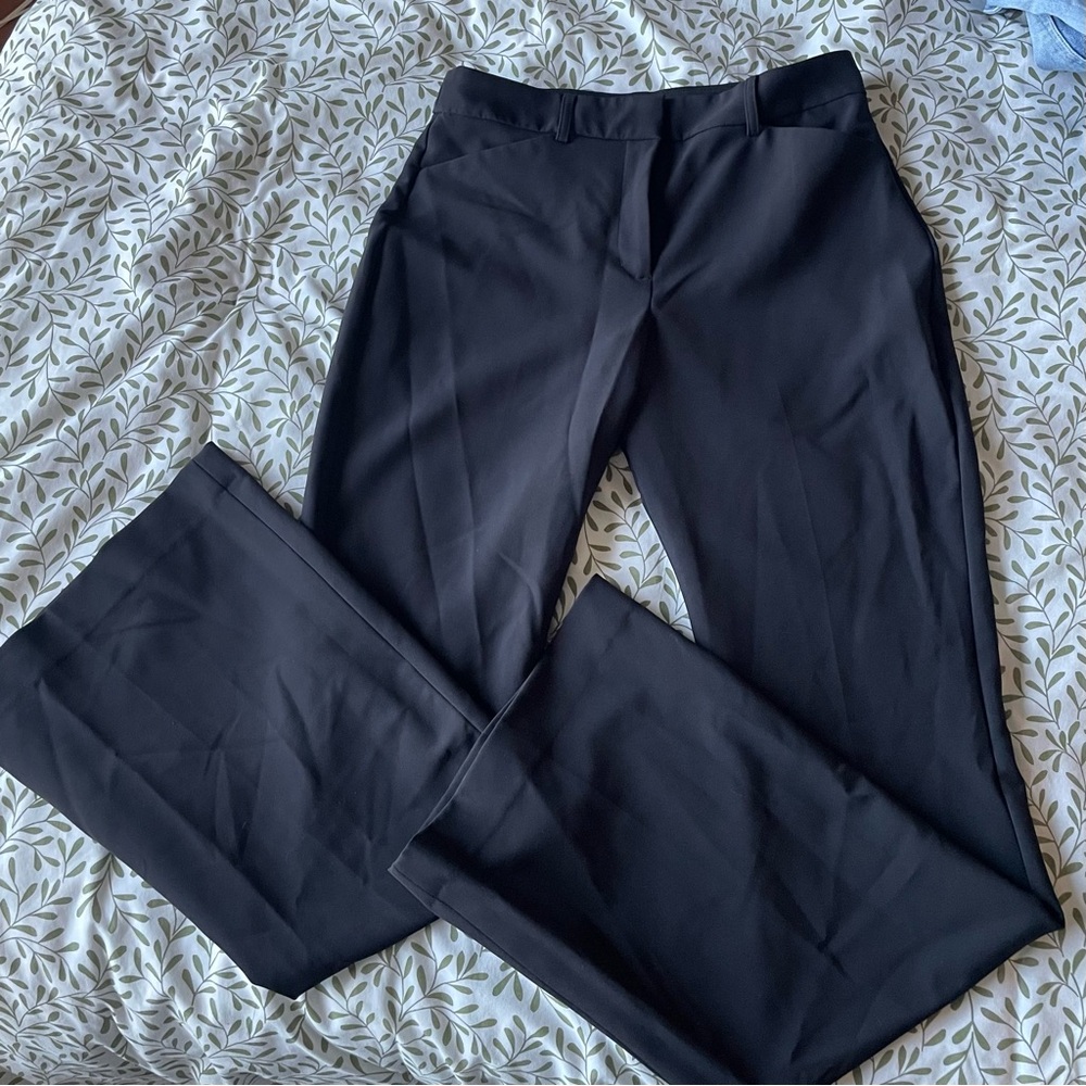 Women’s Black Flared Dress Pants
